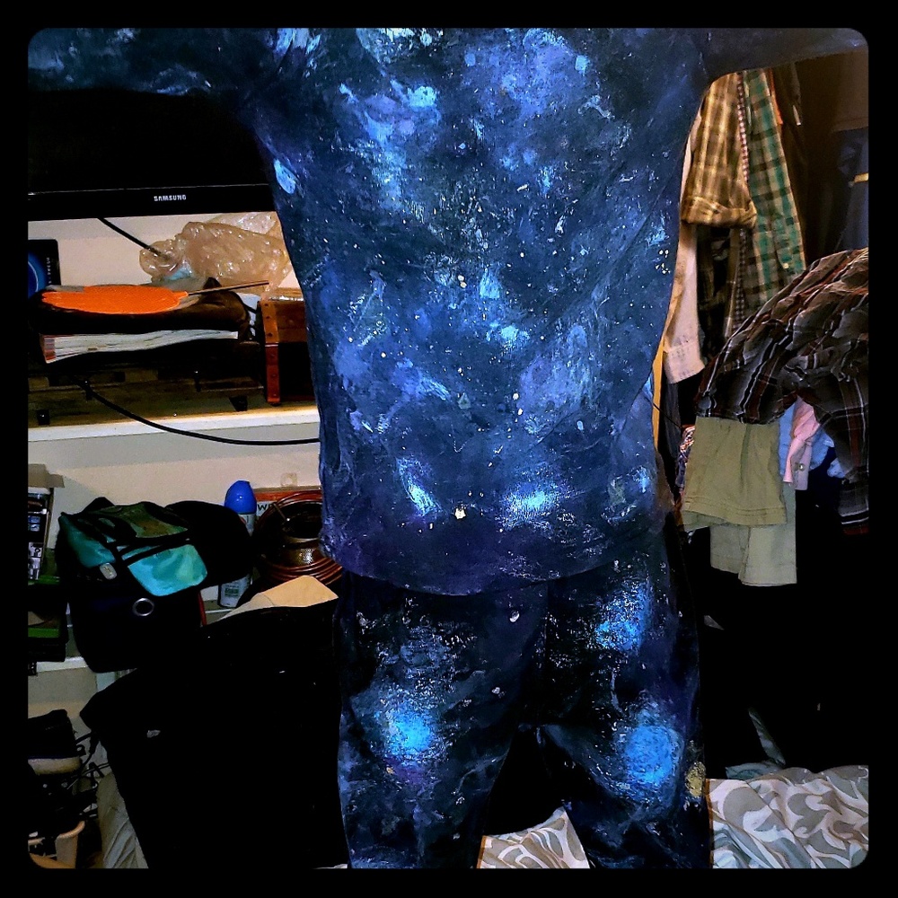 Custom made FORTNITE GALAXY SKIN sweatsuit